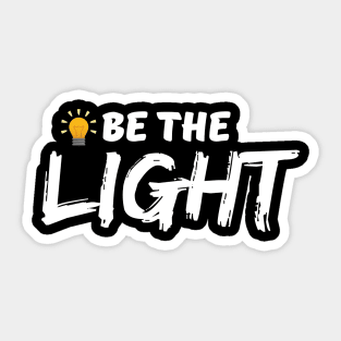 Be the light - Christian Sticker